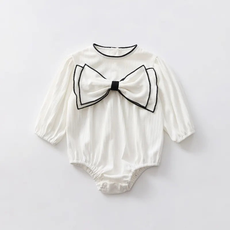 Bow Princess Long Sleeve Romper