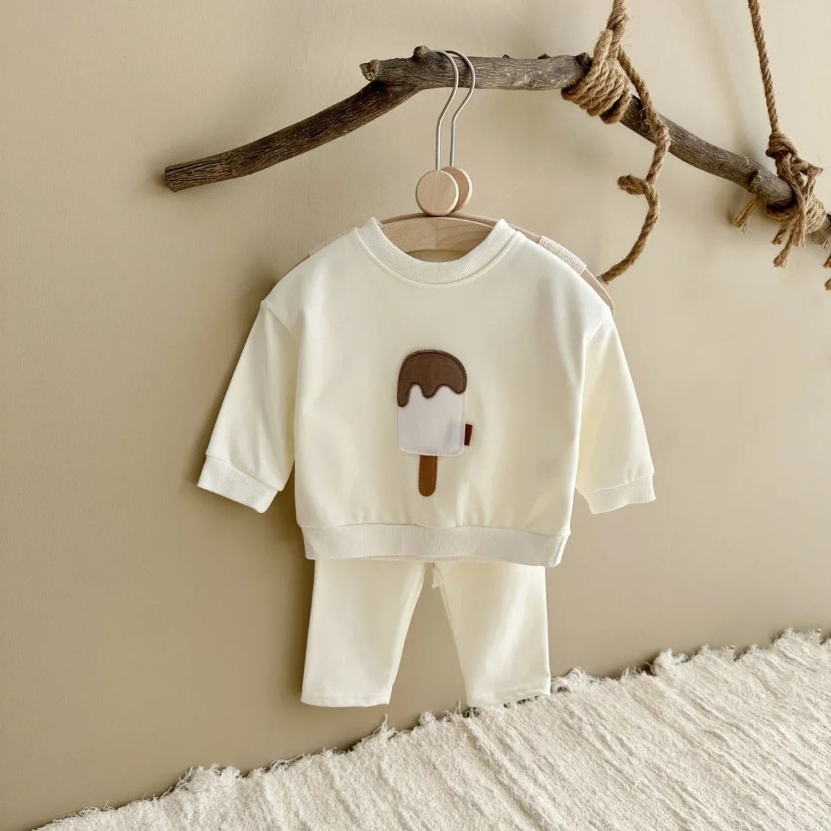 Popsicle Embroidered Jogger Set