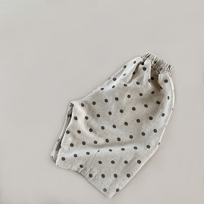 Children's Polka Dot Harem Pants