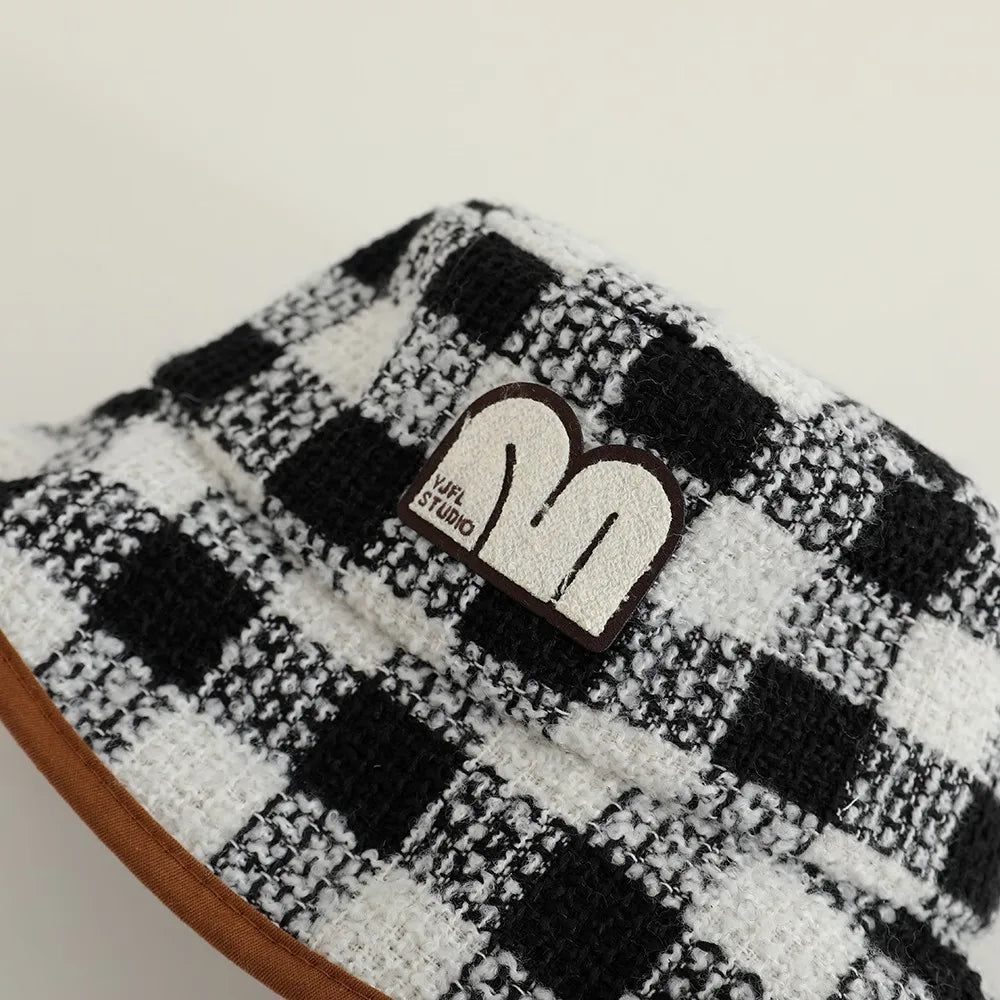 Kids Plaid Fisherman's Hat