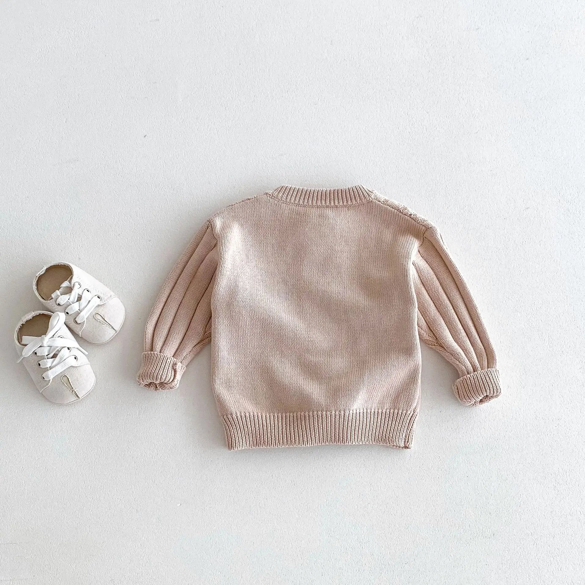 Double Breasted Knit Cardigan