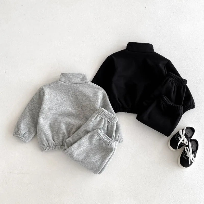 BNT Fleece-Lined Turtleneck Jogger Set