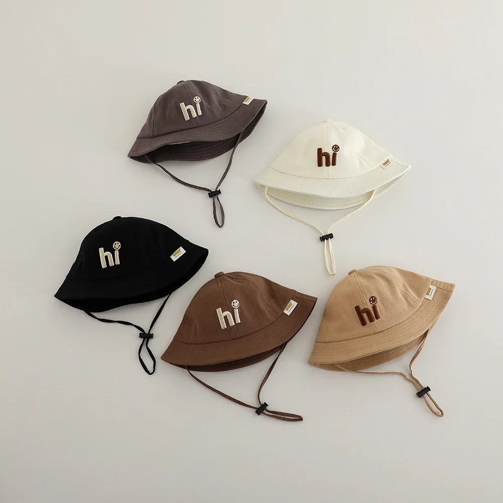 "hi" Baby Bucket Hat