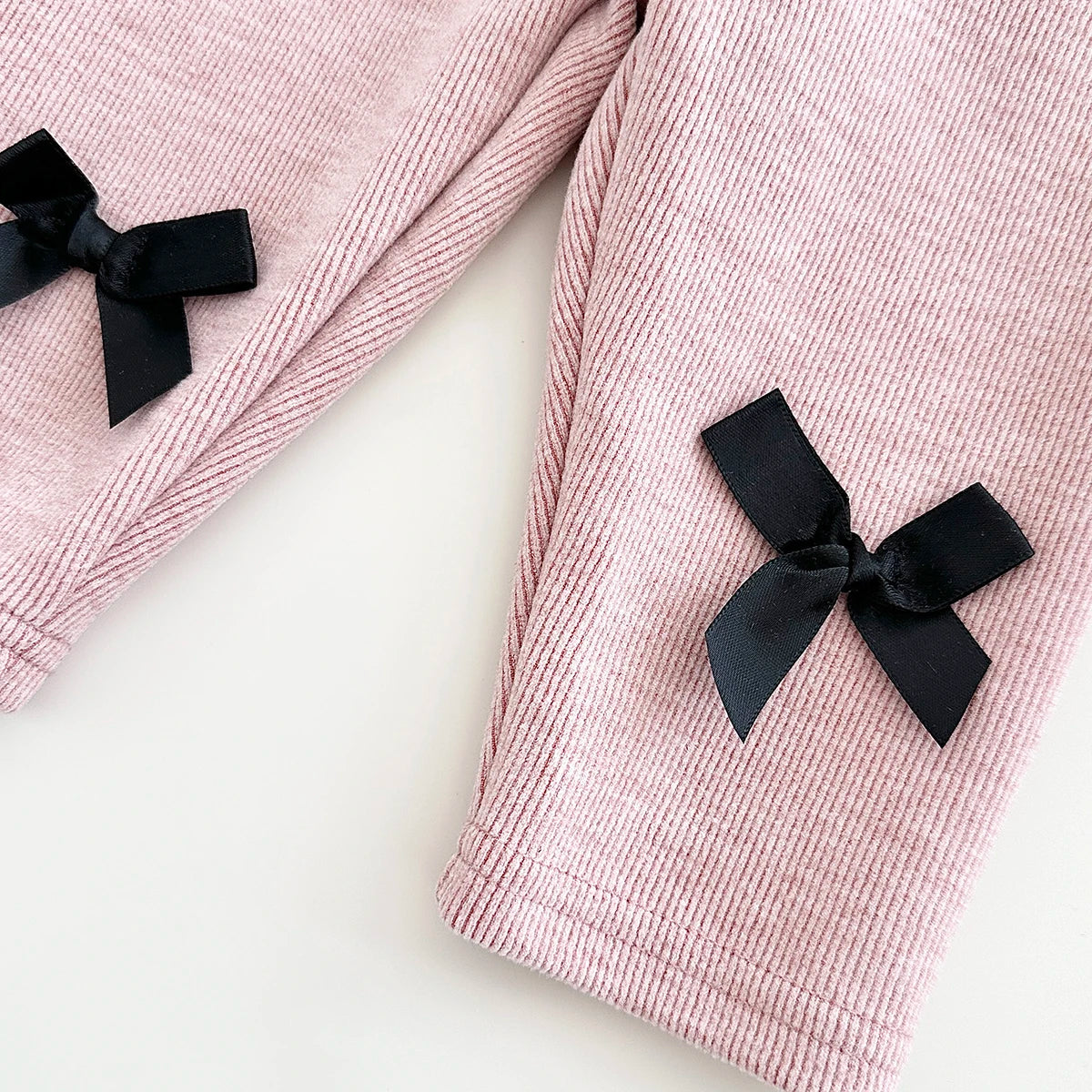 Girls Long Sleeved Bow Top & Pants Set