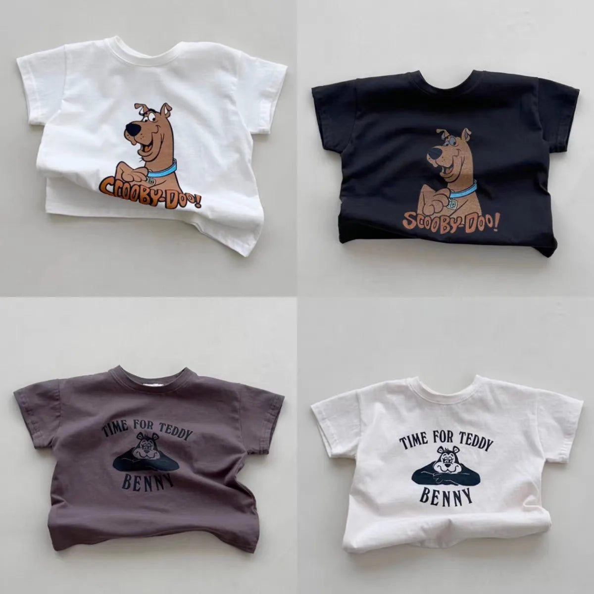 Cute Cartoon Dog Short Sleeve T-Shirt