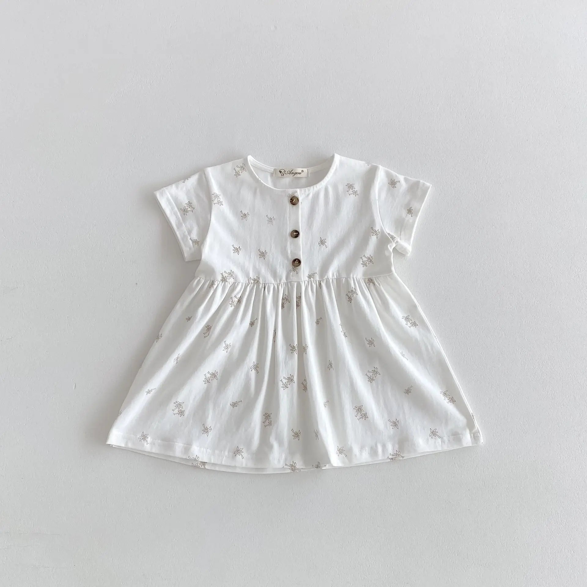 Cute Short Sleeve Casual Dress