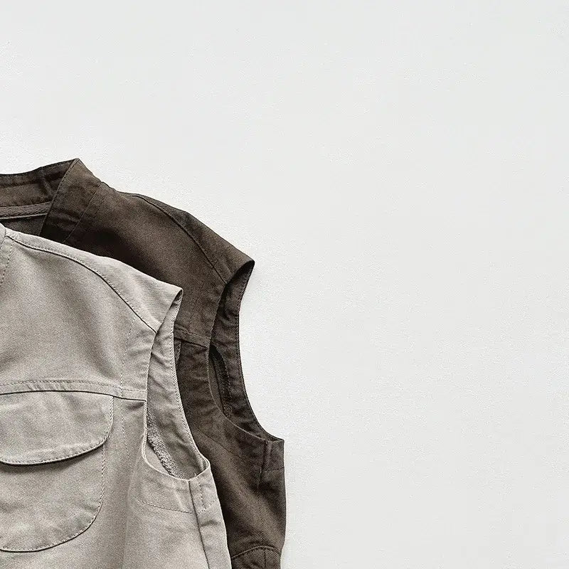 Sleeveless Cargo Vest