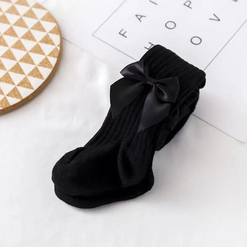 Cute Bowknot Tights For Girls
