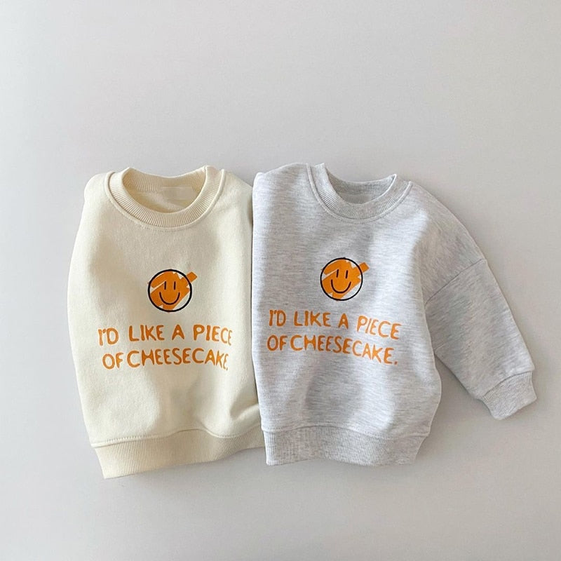 Smiley Letter-Print Jogger Set