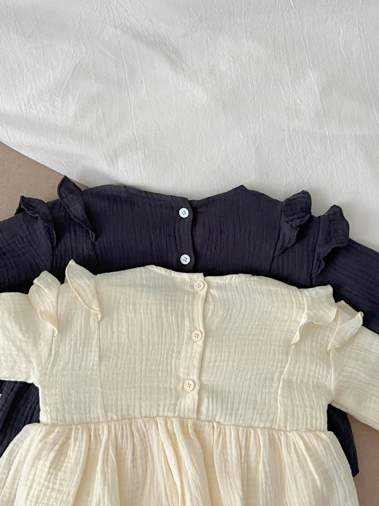 Little Plant Embroidered Onesie Dress