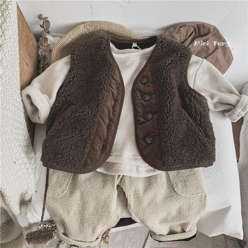 Winter Plush Corduroy Pants