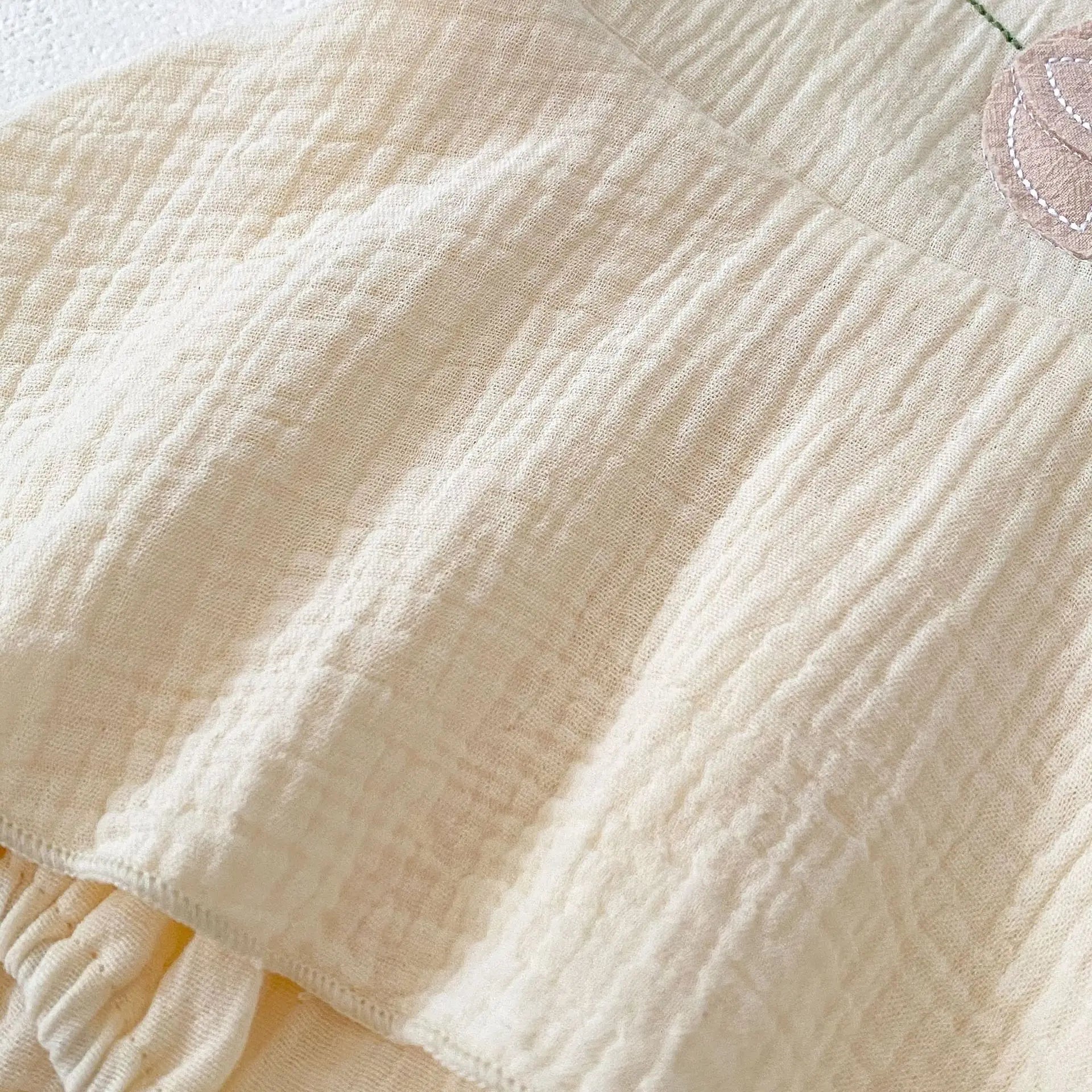 Tulip Embroidered Girls Onesie