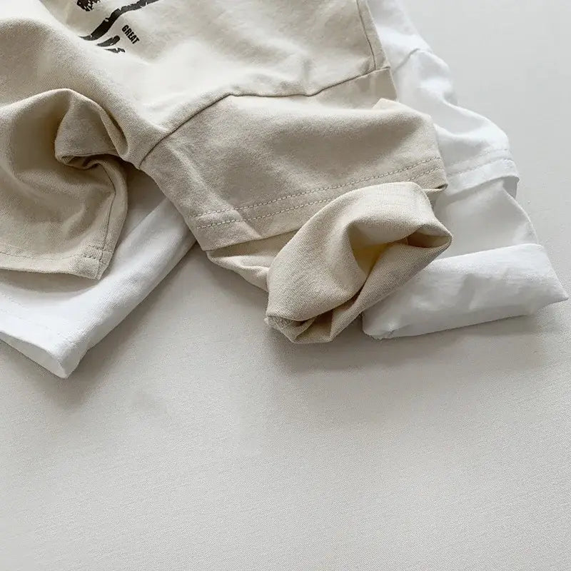 'Maroon' Long-Sleeve Cotton Tee