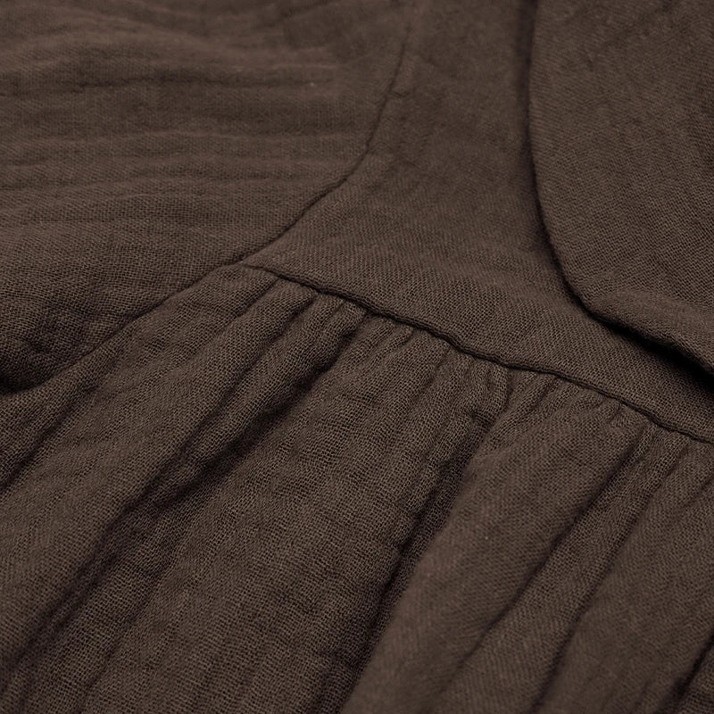 Nordic Style Button-Down Dress