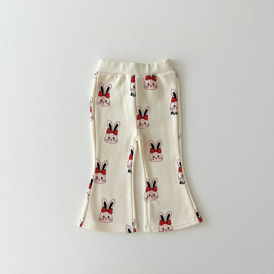 Bear & Bunny Print Jogger Set