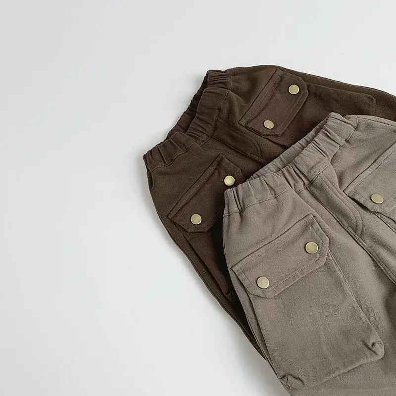 Thick Fleece Solid Pants