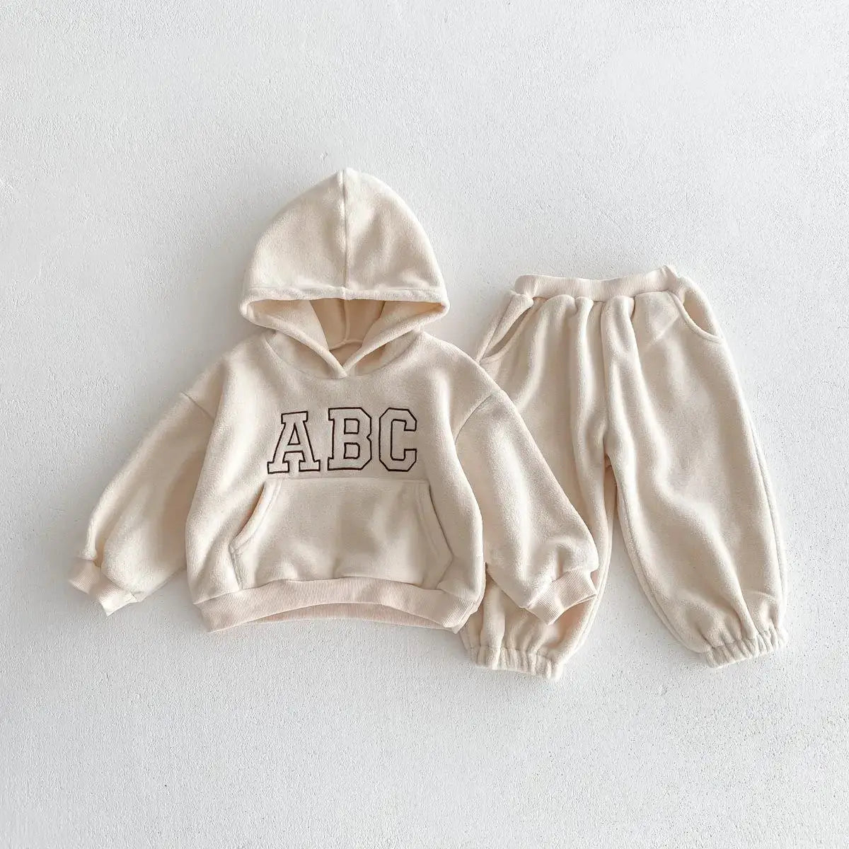 'ABC' Fleece Jogger Set