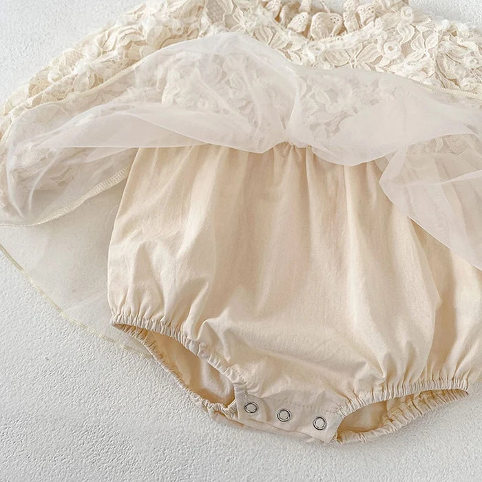 Infant Lace Tulle Romper