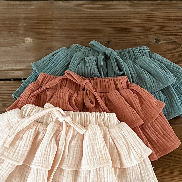 Girls' Flutter Sleeve Blouse & Bloomer Set