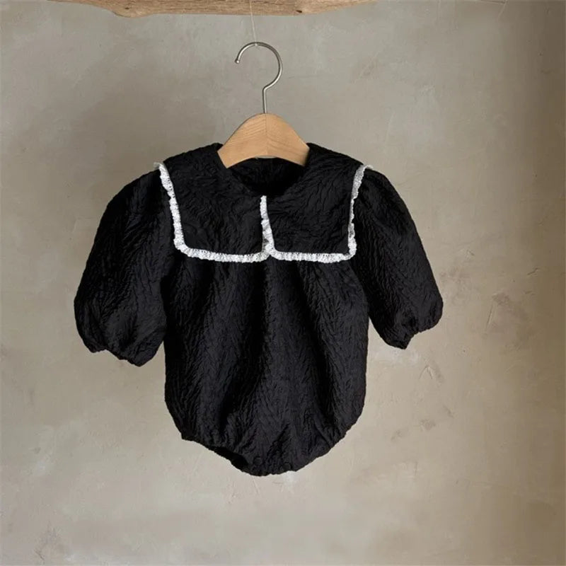 Vintage Front Bow Onesie