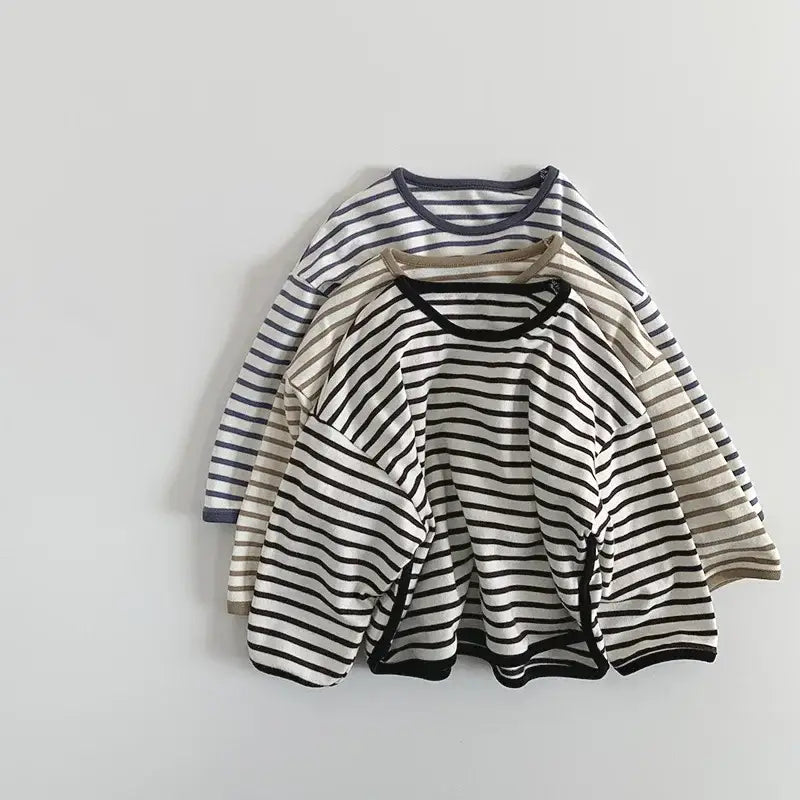 Striped Long-Sleeved Boys' Tee