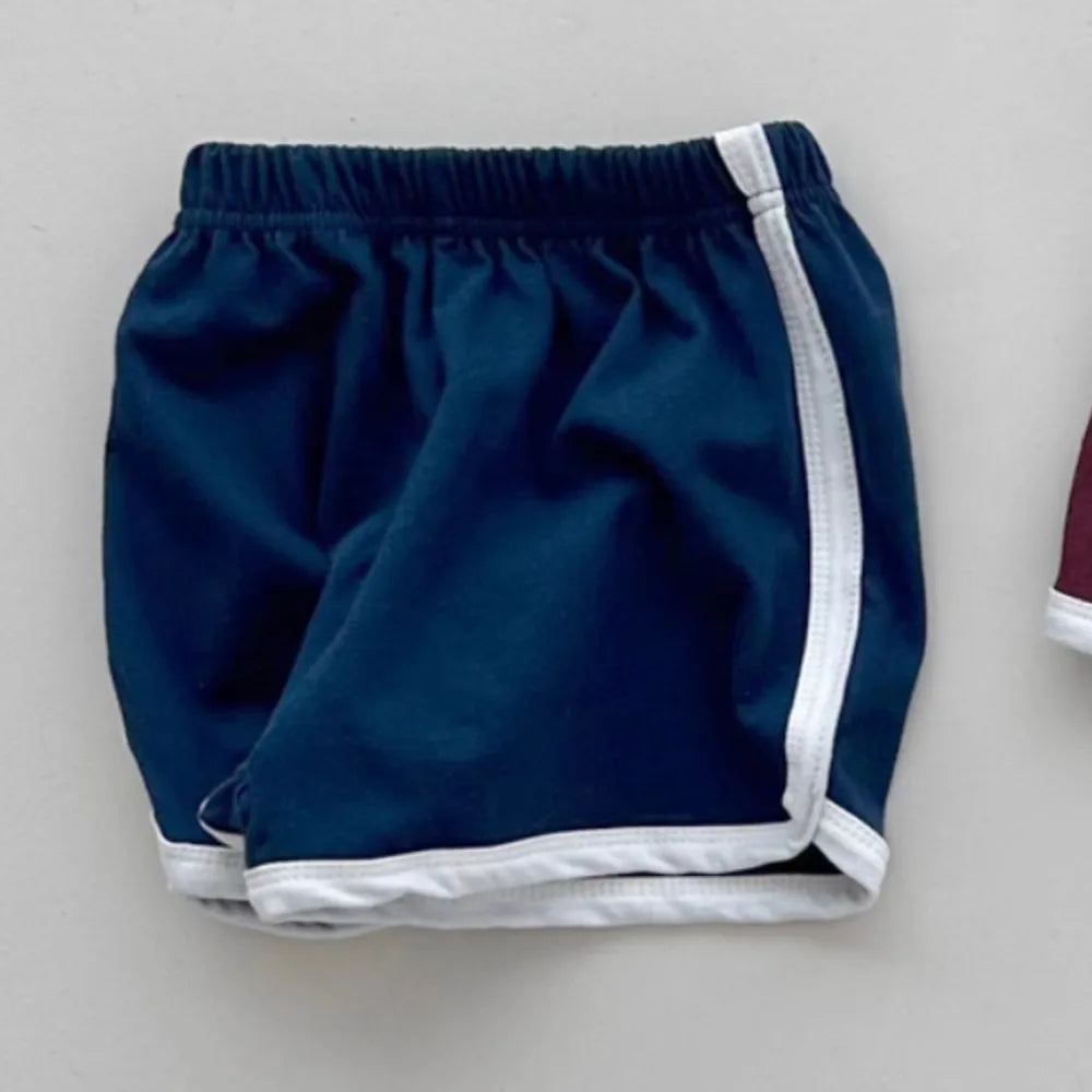 Color Block Casual Sports 2-Piece Set