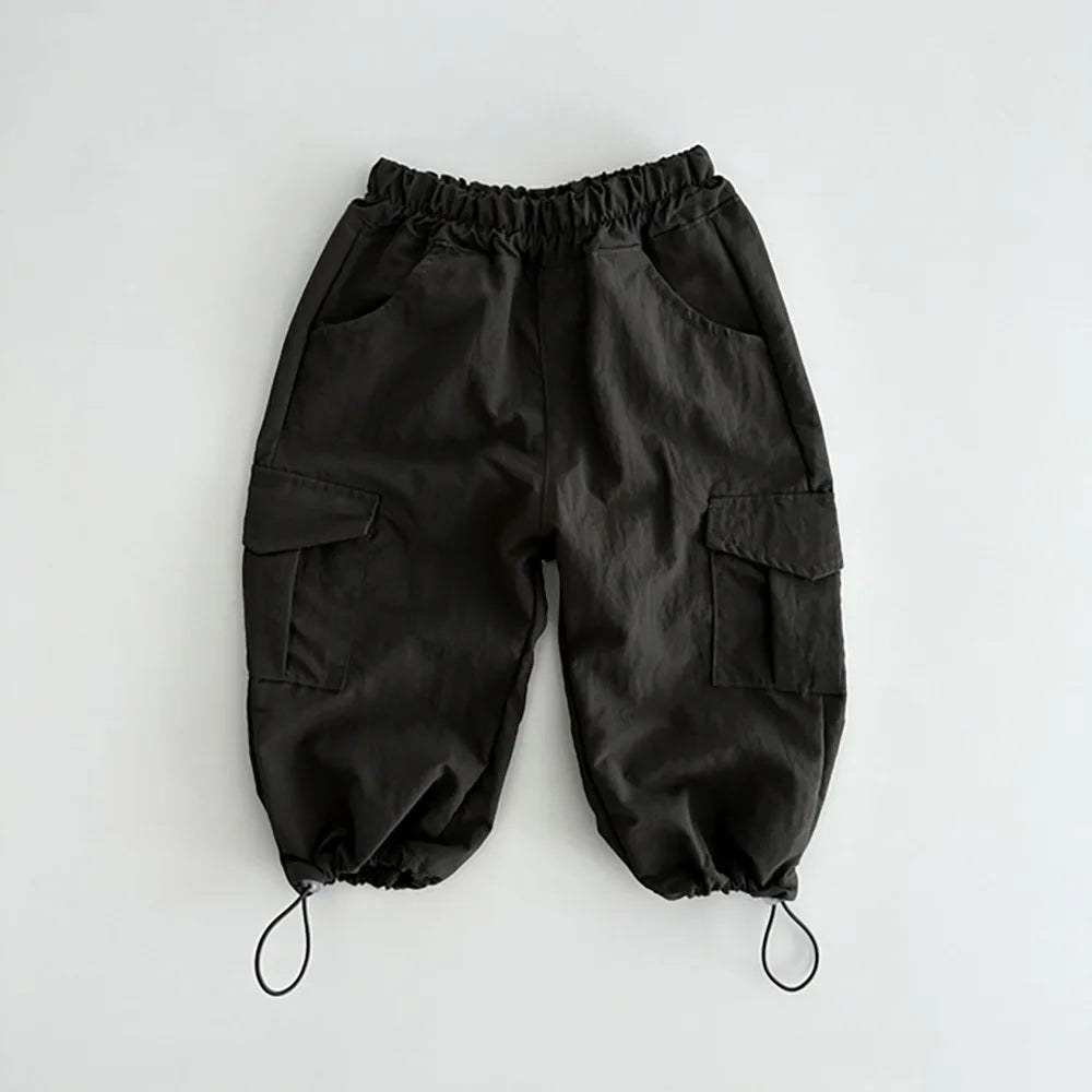 Unisex Casual Solid Cargo Pants