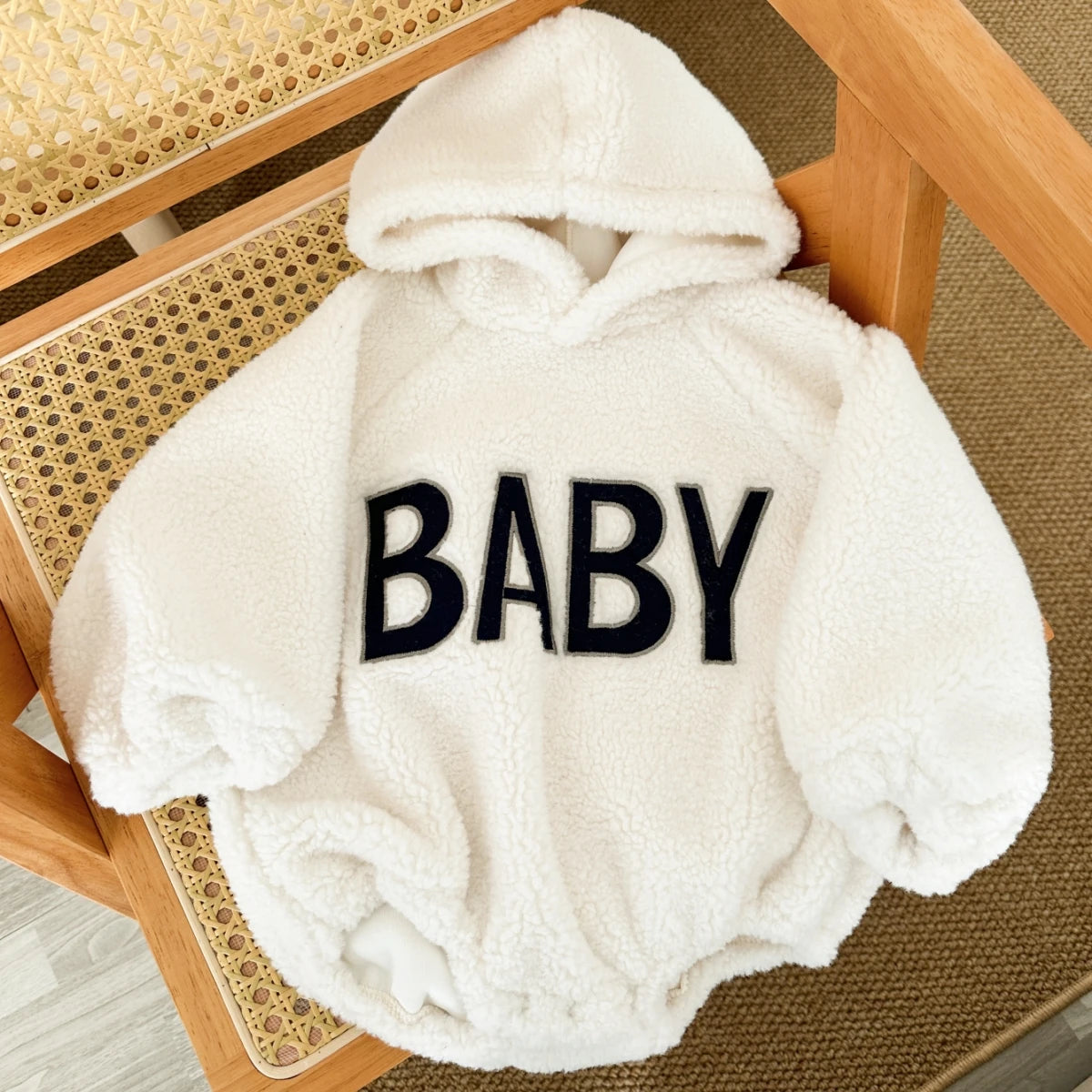 Soft Fleece Hooded Onesie