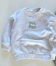 Long-Sleeved Letter Print Sweatshirt Set