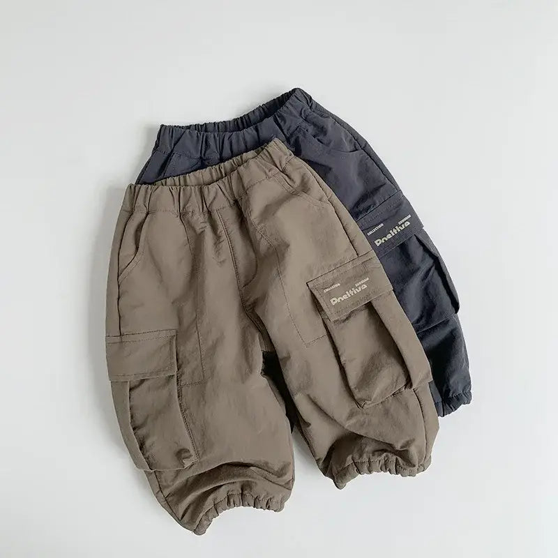 Fleece-Lined Cargo Pants