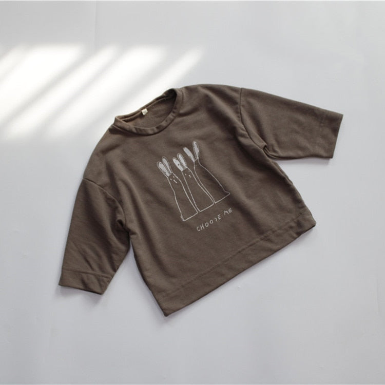 'Choose Me' Cartoon Printed T-shirt
