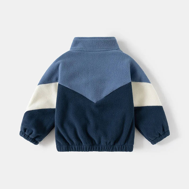 Color Block Polar Fleece Jacket