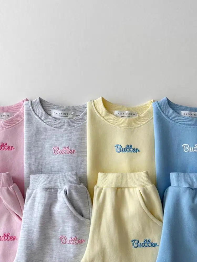 Cute "Butter" Jogger Set