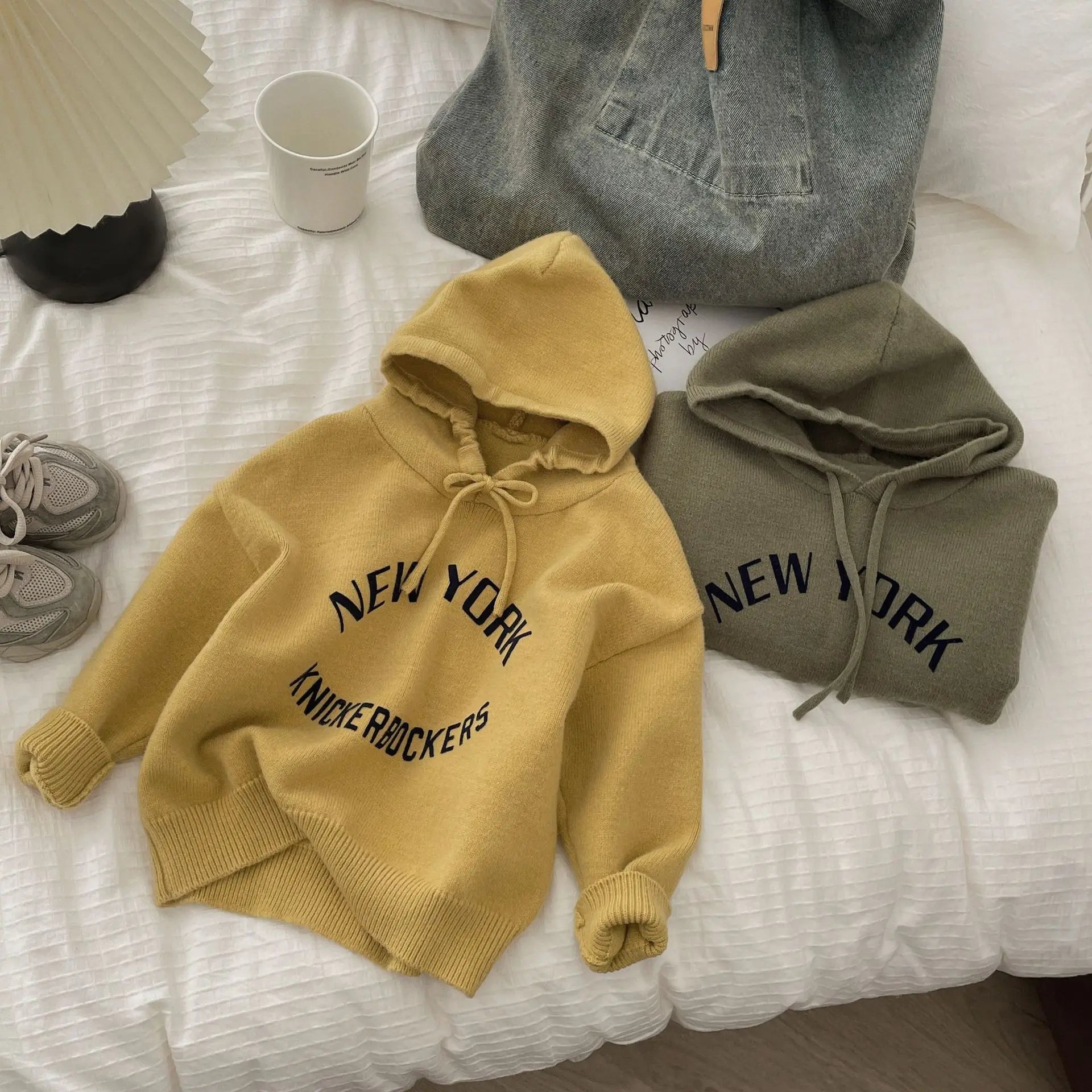 'NEW YORK' Hooded Sweater