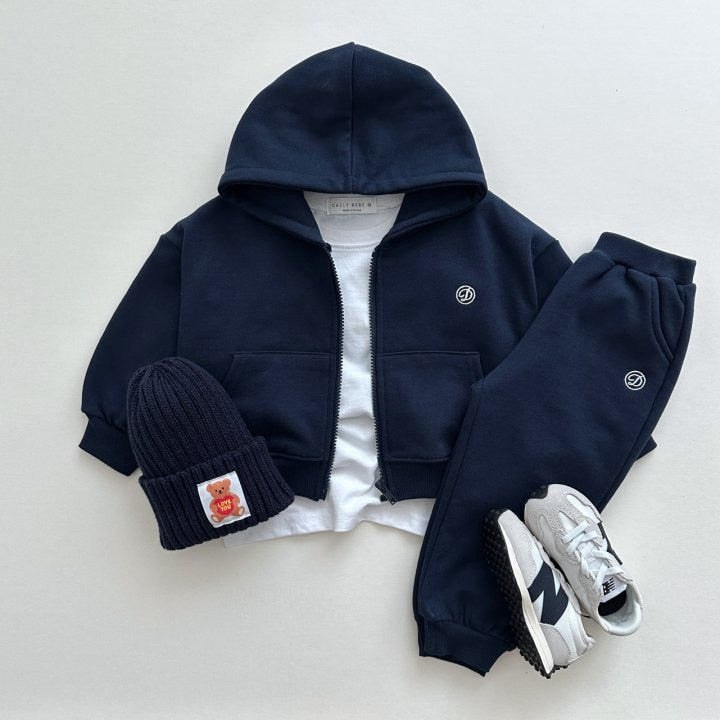 Children Hooded Jogger Set