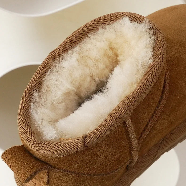 Slip-On Ankle Snow Boots