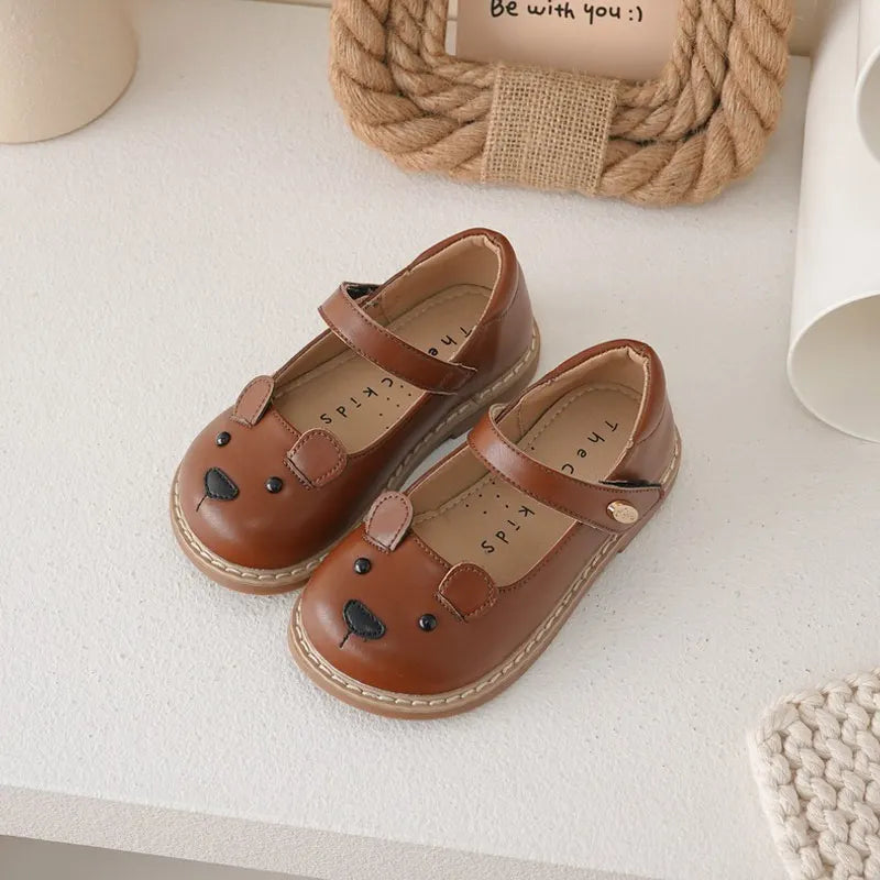 Cute Rabbit Mary Jane Leather Shoes