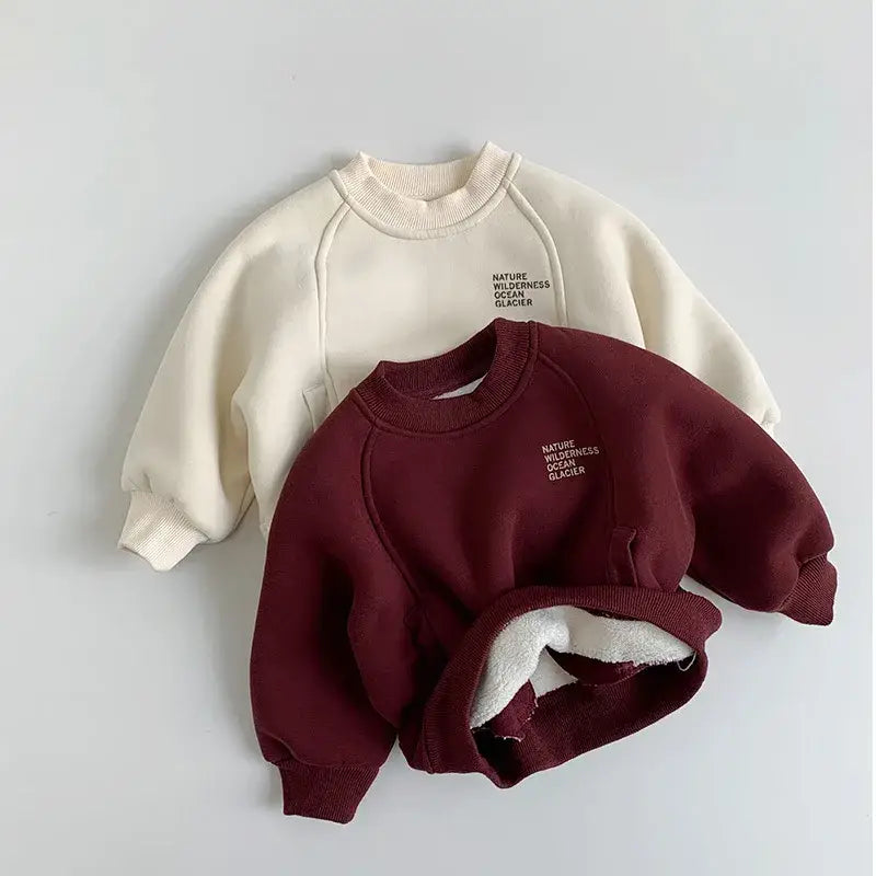 Thick Warm Unisex Fleece Sweatshirt