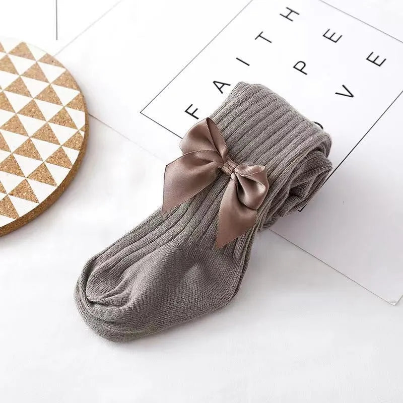 Cute Bowknot Tights For Girls