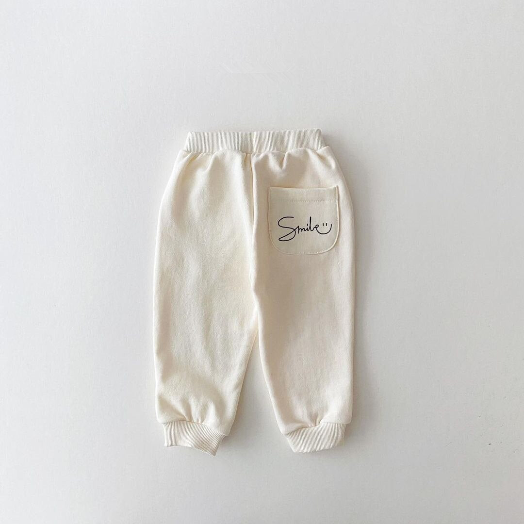 'Smile' Smiley Face Jogger Set