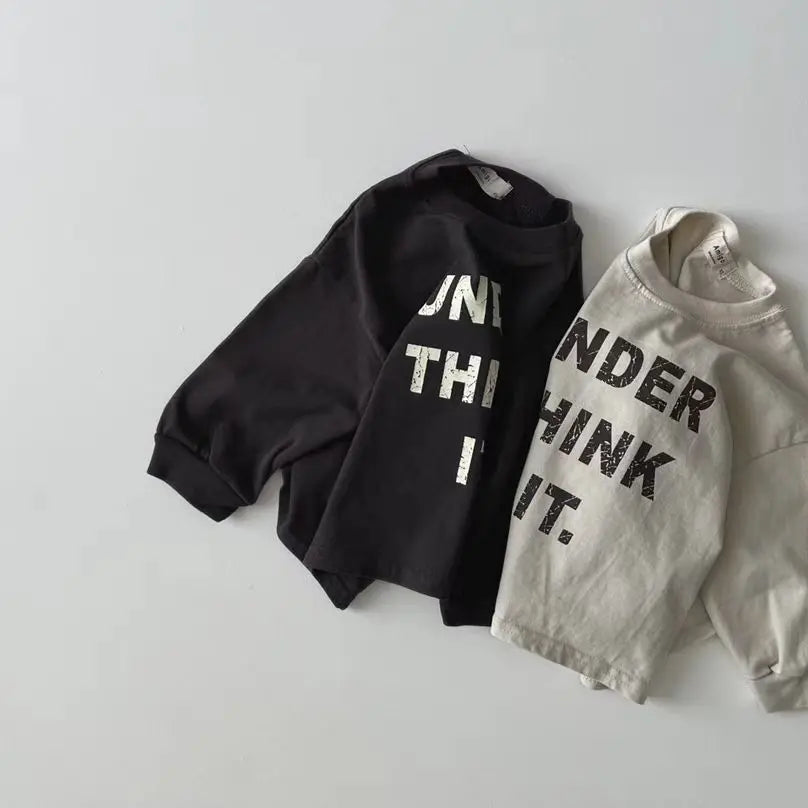 'UNDERTHINK IT' Long-Sleeve Tee