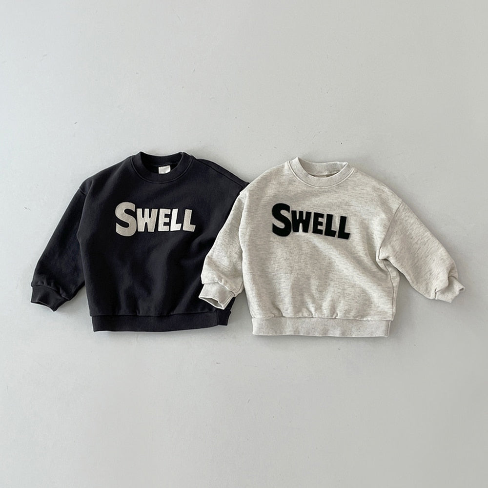'SWELL' O-neck Sweatshirt