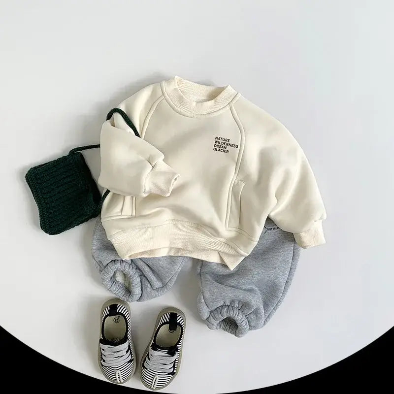 Thick Warm Unisex Fleece Sweatshirt
