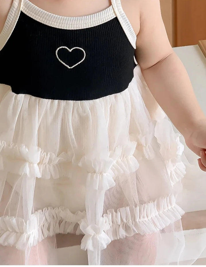 Girls Mesh Dress Onesie