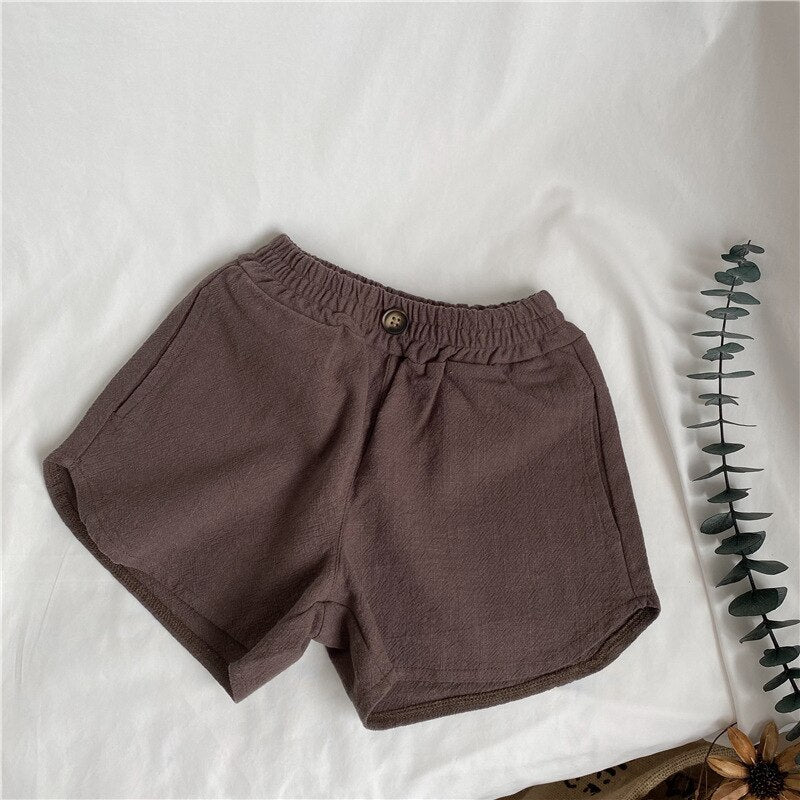 Cotton Linen Summer Shorts