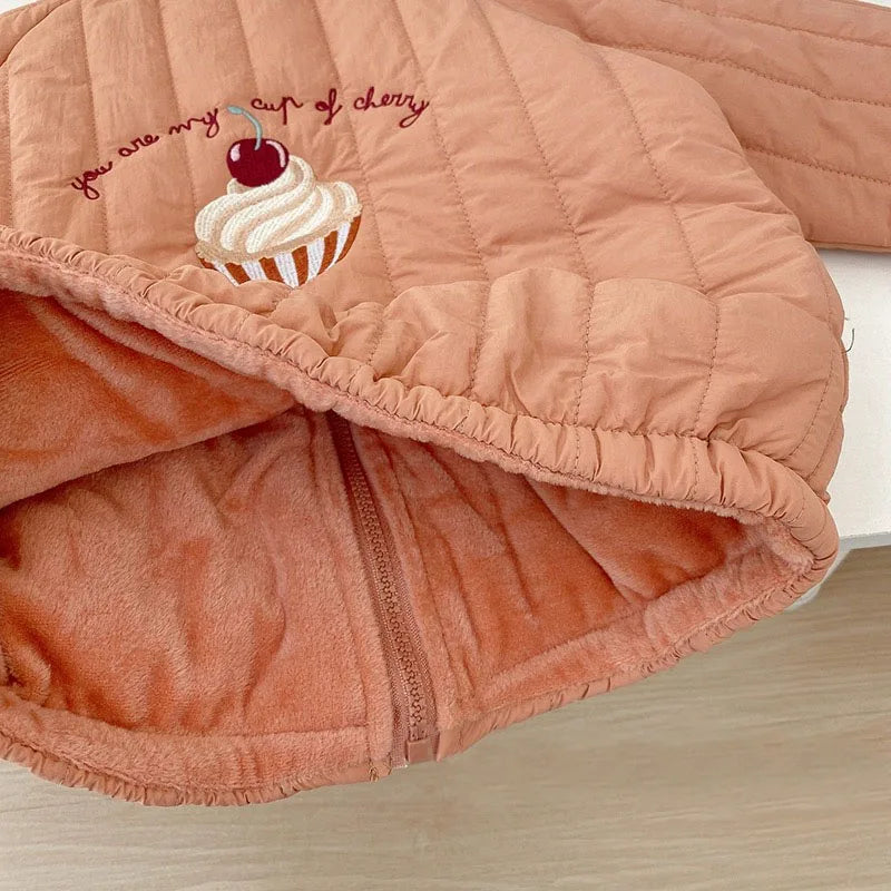 Fleece-Lined Kids Bomber Jacket