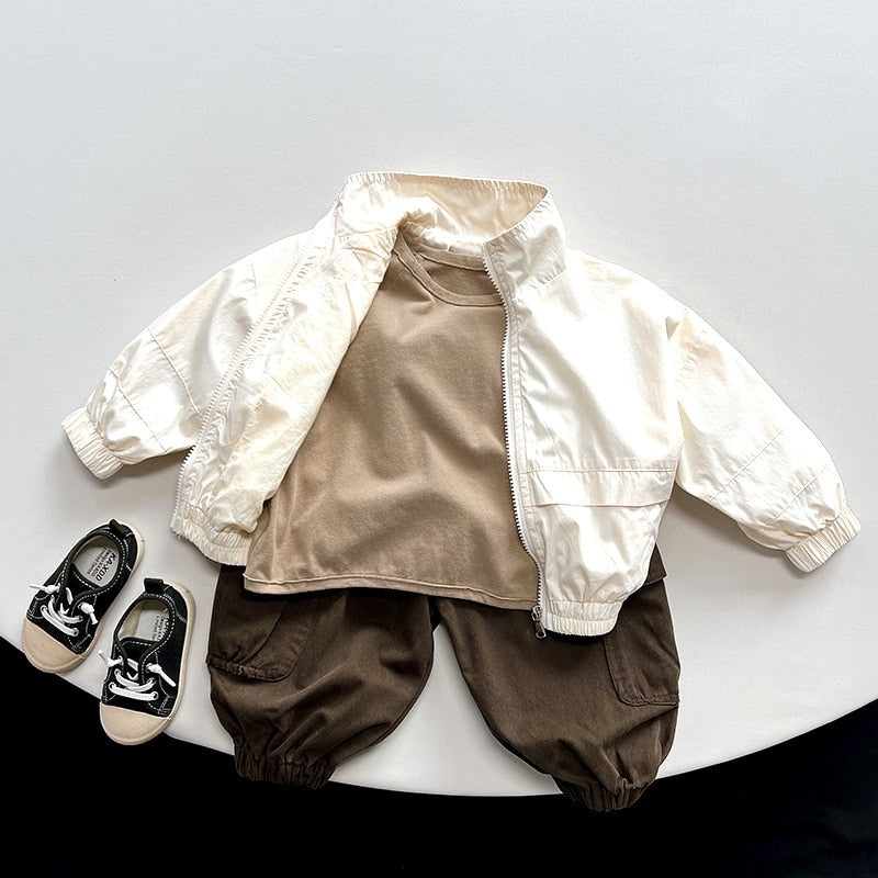 Solid Punching Jacket
