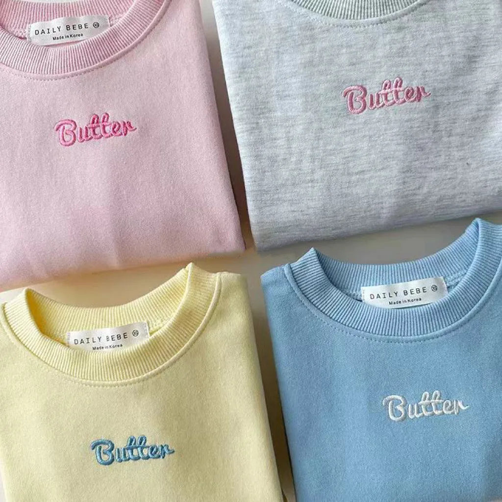 Cute "Butter" Jogger Set
