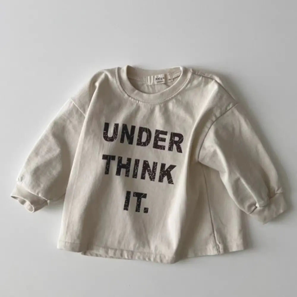 'UNDERTHINK IT' Long-Sleeve Tee