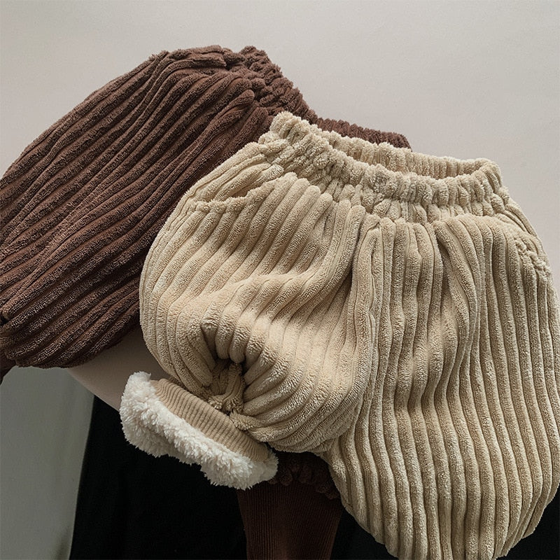 Thick Velvet Corduroy Harem Pants